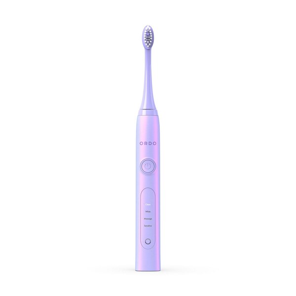 Ordo Sonic Replacement Brush Heads, Pearl Violet, 4 CT