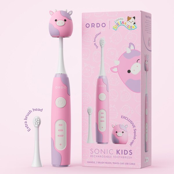 Ordo Sonic Kids Squishmallows Electric Toothbrush, Patty