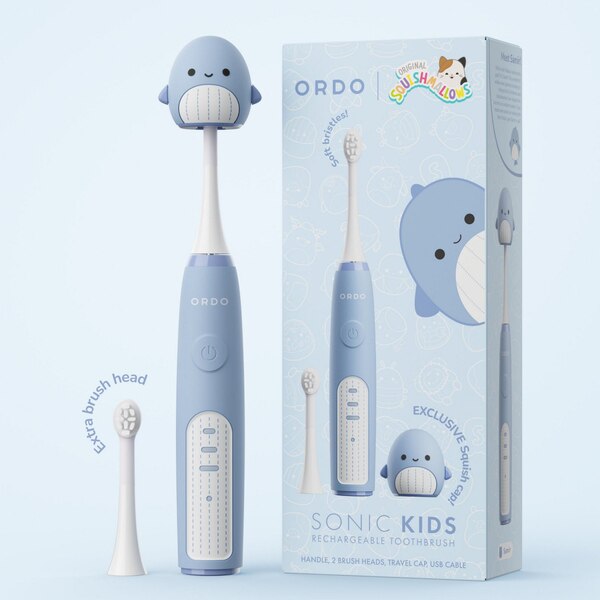 Ordo Sonic Kids Squishmallows Electric Toothbrush, Assorted