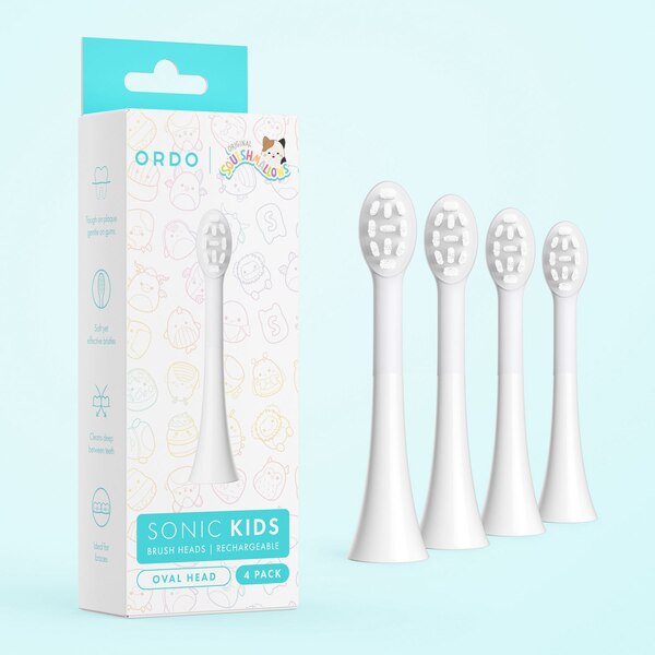 Ordo Sonic Kids Replacement Brush Heads, 4 CT