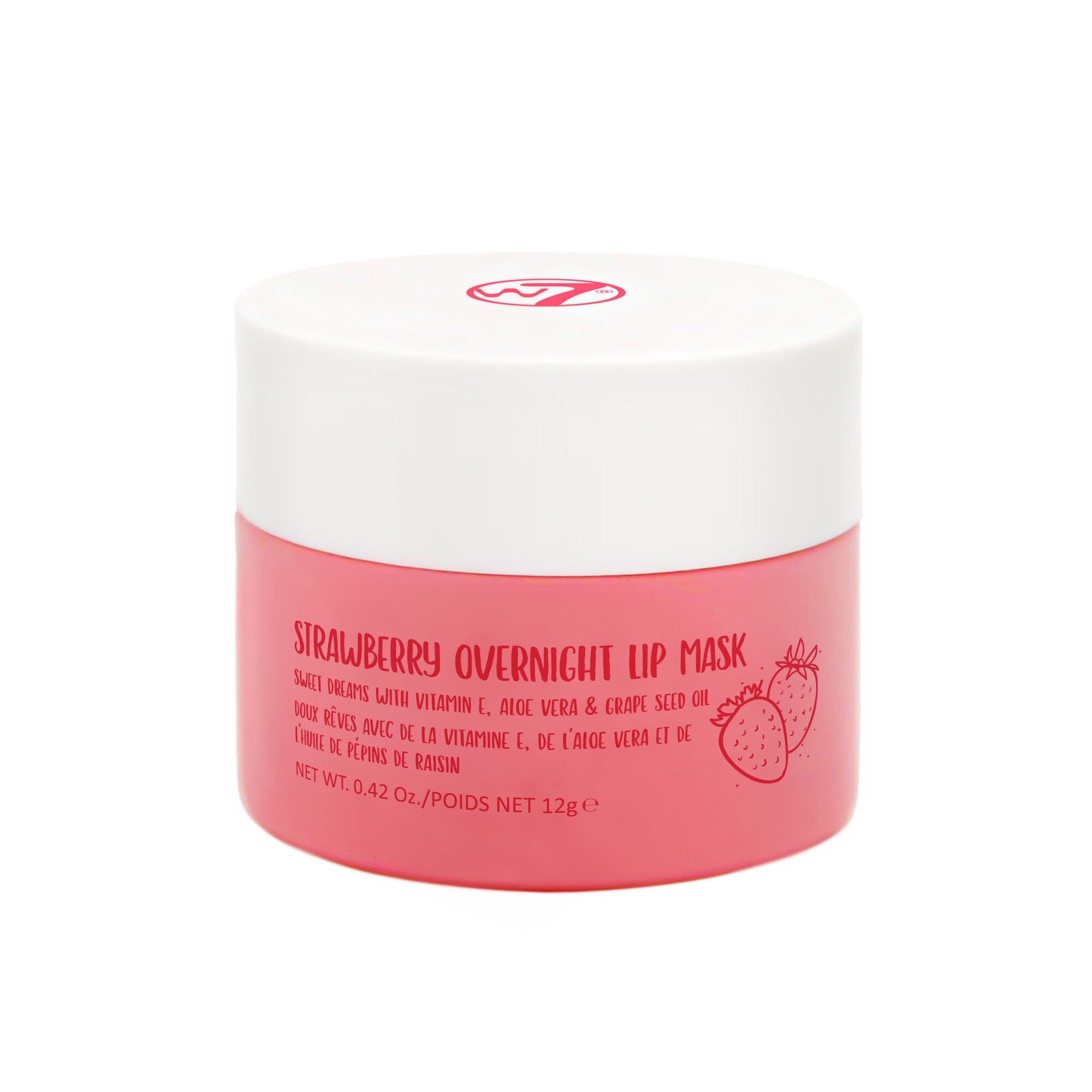 W7 Sweet Dreams Overnight Lip Mask, Strawberry