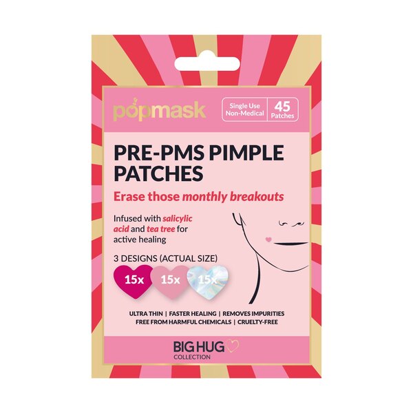 Big Hug Breakout Period Pimple Treatment Patches, 45 CT