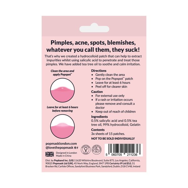 Big Hug Breakout Period Pimple Treatment Patches, 45 CT