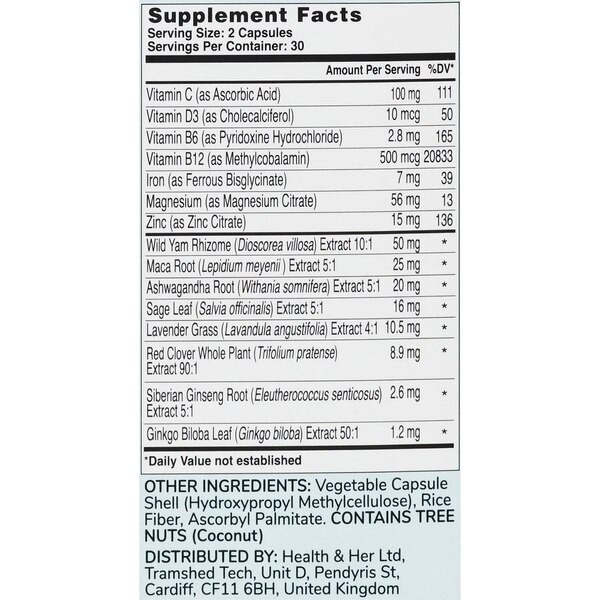Health & Her Perimenopause Capsules, 60 CT