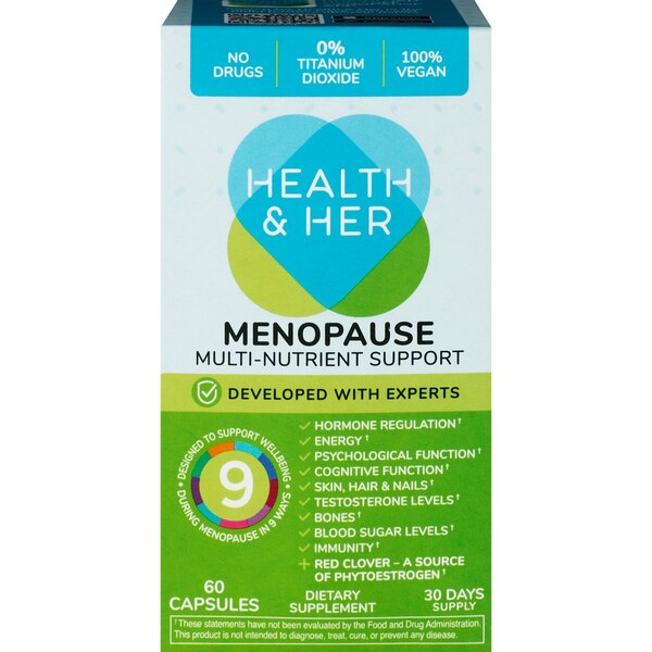 Health & Her Menopause Capsules, 60 CT