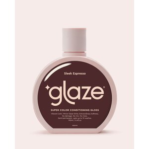 Glaze SuperGloss Semi-Permanent Toning Conditioning Hair Gloss, Vanilla Lights, Sheer Glow, Glacé Cherry, Sleek Espresso, Luminious Liquorice