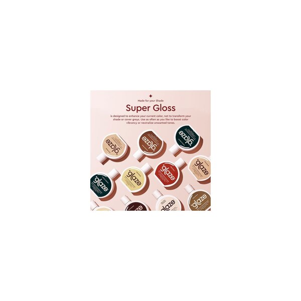 Glaze SuperGloss Semi-Permanent Toning Conditioning Hair Gloss