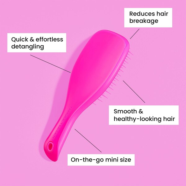 Tangle Teezer The Ultimate Mini Detangler Brush, Pink
