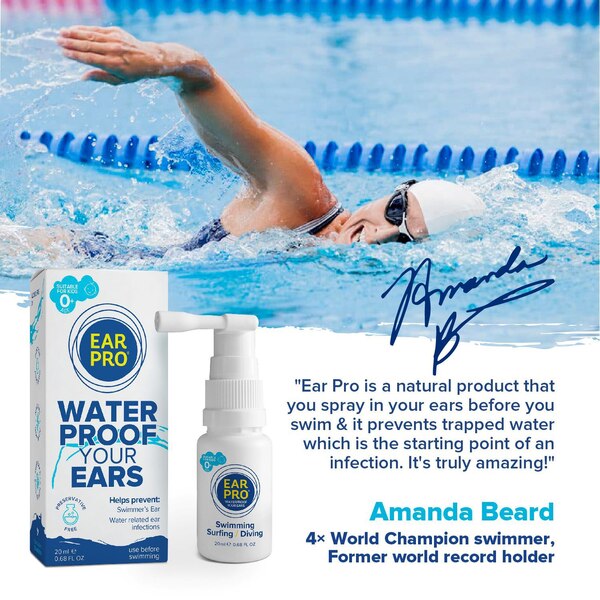 Ear Pro Waterproofing Ear Spray, 0.68 OZ