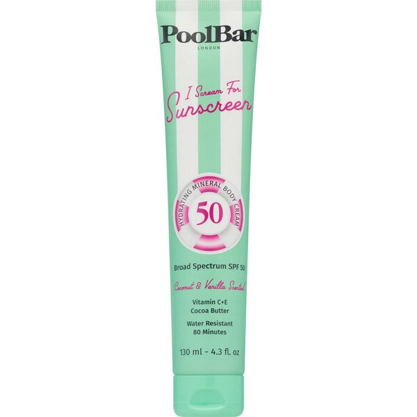 PoolBar I Scream For Sunscreen SPF 50, Coconut & Vanilla