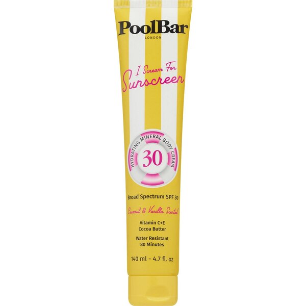 PoolBar I Scream For Sunscreen SPF 30, Coconut & Vanilla