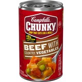 Campbell's Chunky Soup, Beef Soup with Country Vegetables, Can, 18.8 oz, thumbnail image