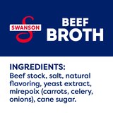 Swanson 100% Natural Beef Broth, Can, 14.5 oz, thumbnail image