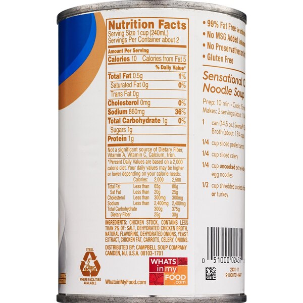 Swanson 100% Natural Chicken Broth