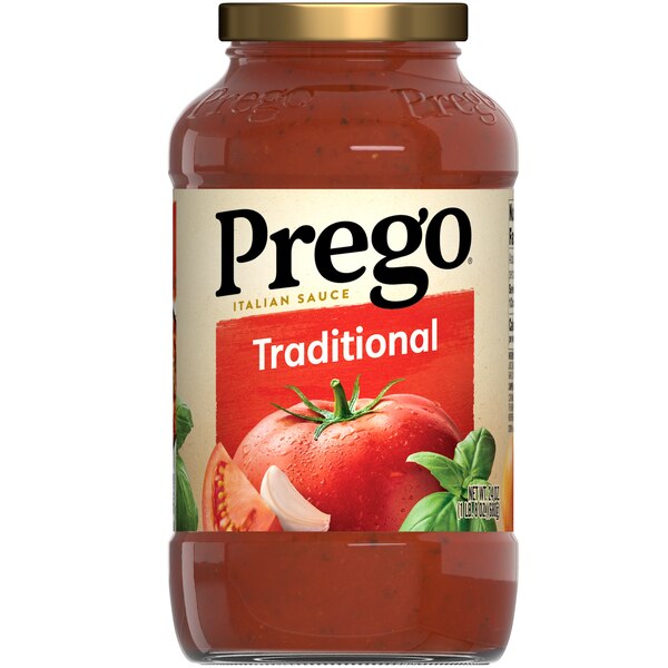 Prego Traditional Pasta Sauce, Jar, 24 oz