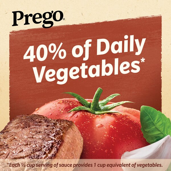 Prego Italian Tomato Pasta Sauce Flavored With Meat, Jar, 24 oz
