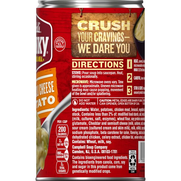 Campbell's Chunky Soup, Chicken Broccoli Cheese, Can, 18.8 oz