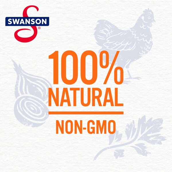 Swanson 100% Natural Chicken Broth, Carton, 32 oz