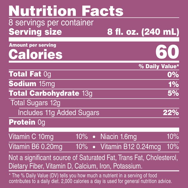 V8 Splash Juice Beverage, Berry Blend, 64 fl oz