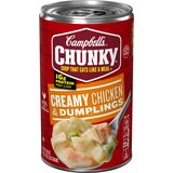 Campbell's Chunky Soup, Creamy Chicken and Dumplings Soup, Can, 18.8 oz, thumbnail image