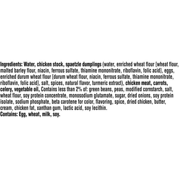 Campbell's Chunky Soup, Creamy Chicken and Dumplings Soup, Can, 18.8 oz