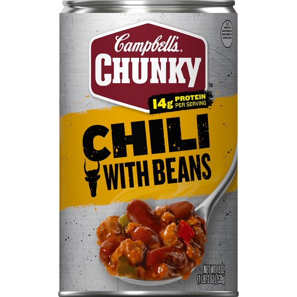 Campbell's Chunky Chili with Beans, Can, 19 oz