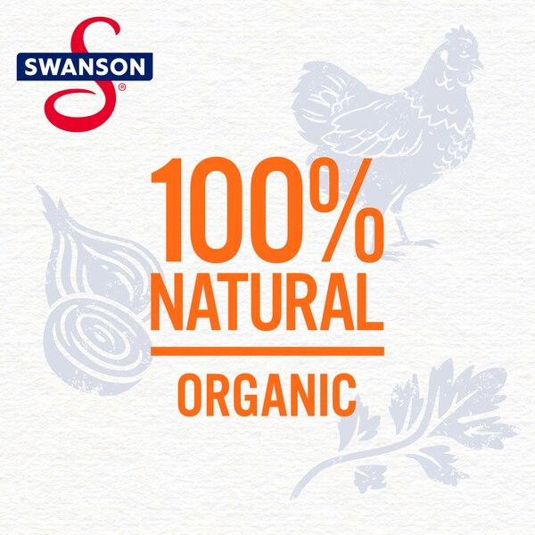 Swanson 100% Natural Organic Chicken Broth, 32 oz Carton