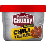 Campbell's Chunky Chili with Beans, Microwavable Bowl, 15.25 oz, thumbnail image