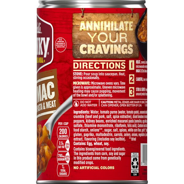 Campbell's Chunky Soup, Chili Mac, Can, 18.8 oz