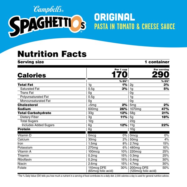 SpaghettiOs Original Canned Pasta, 15.8 oz