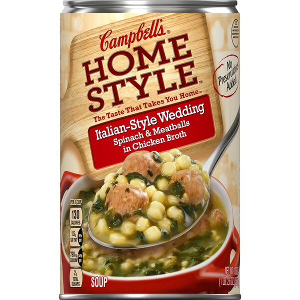 Campbell's Homestyle Soup, Italian Style Wedding, Can, 18.6 oz