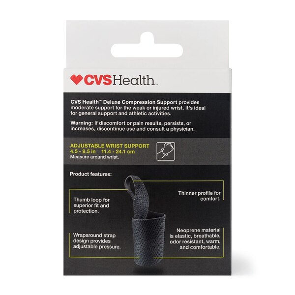 CVS Health Wrist Deluxe Compression Support