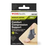 CVS Health Ankle Comfort Compression Support, thumbnail image 1 of 5
