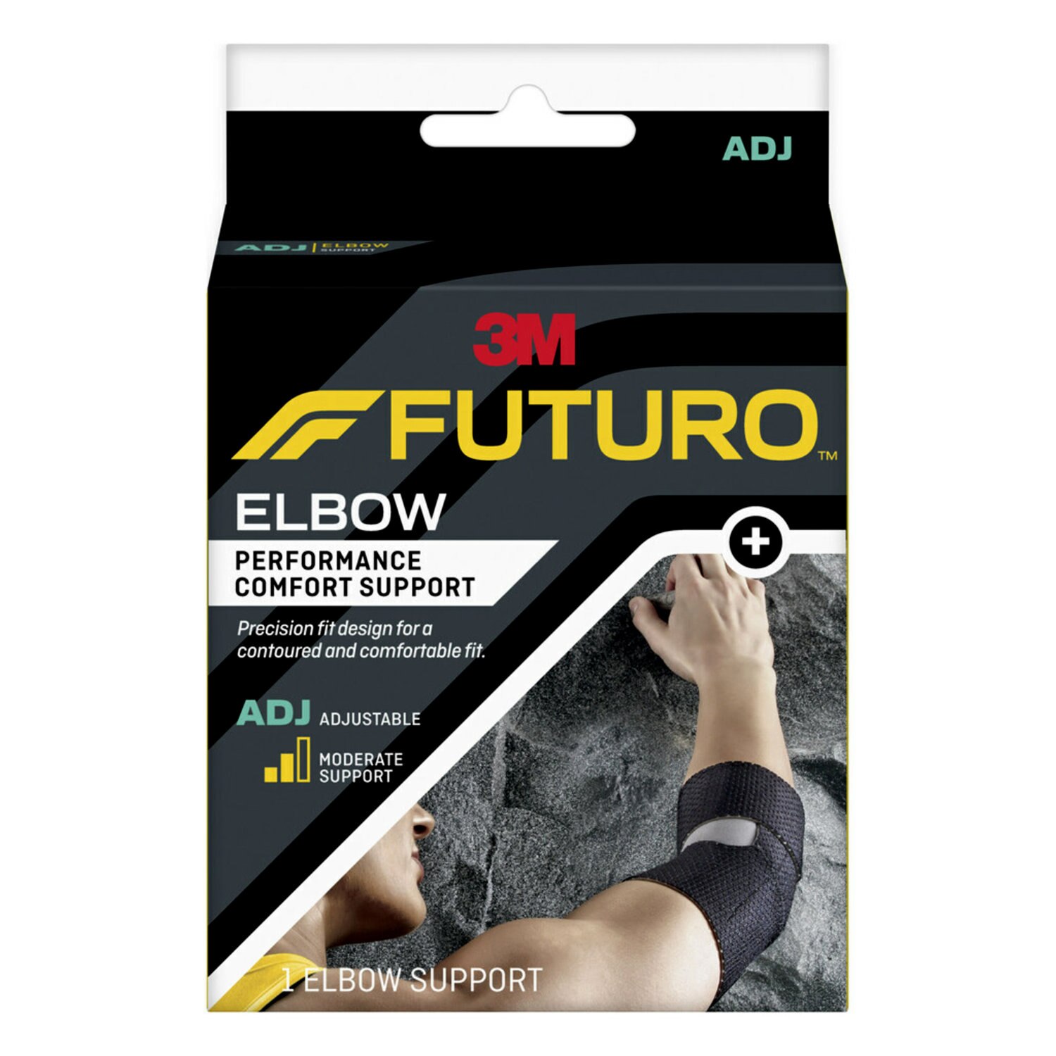 FUTURO - Soporte para codo con calce preciso, ajustable