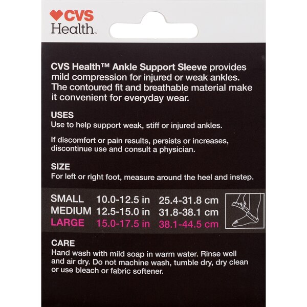 CVS Health Ankle Support Sleeve