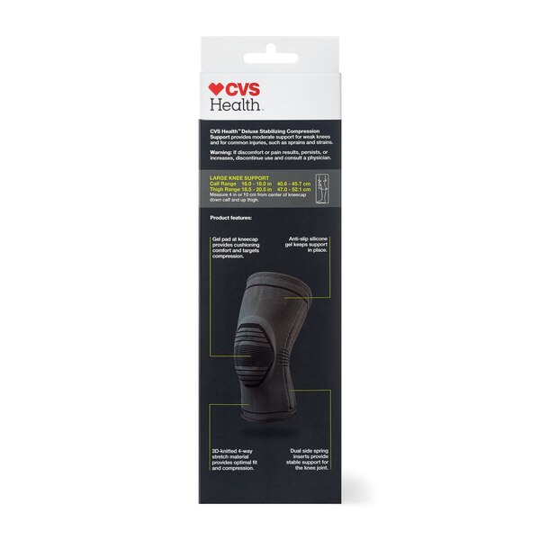 CVS Health Knee Deluxe Stabilizing Compression Support