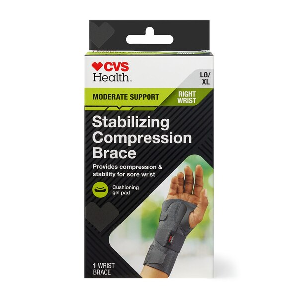 CVS Health Stabilizing Compression Right Wrist Brace