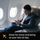 Futuro Firm Compression Dress Socks for Men, Black, thumbnail image