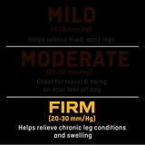 Futuro Firm Compression Dress Socks for Men, Black, thumbnail image 5 of 5