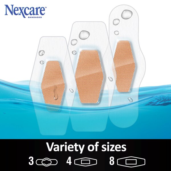 Nexcare Max Hold Waterproof Bandages