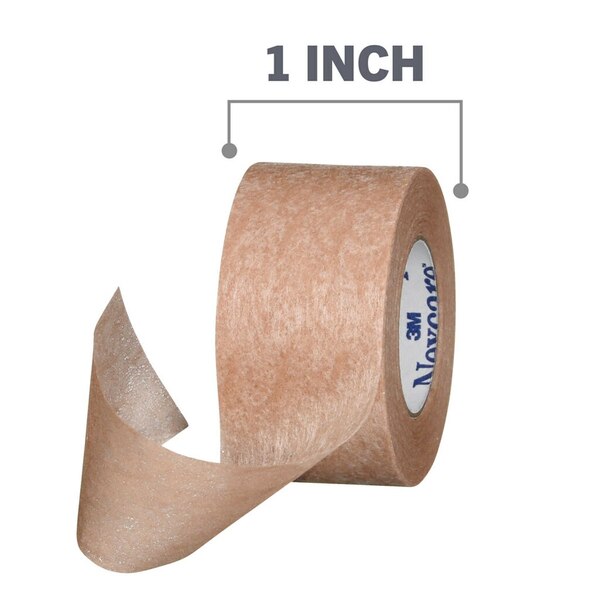 Nexcare Gentle Paper First Aid Tape 2PK, Tan, 1 in x 10 yds