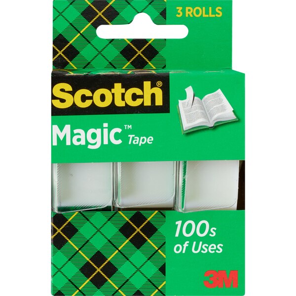 Scotch Magic Tape, 3 ct