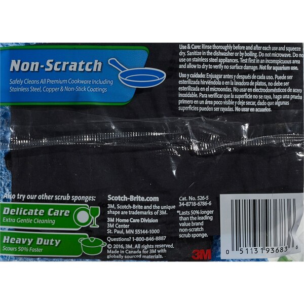 Scotch-Brite Non-Scratch Scrub Sponges, 6 CT