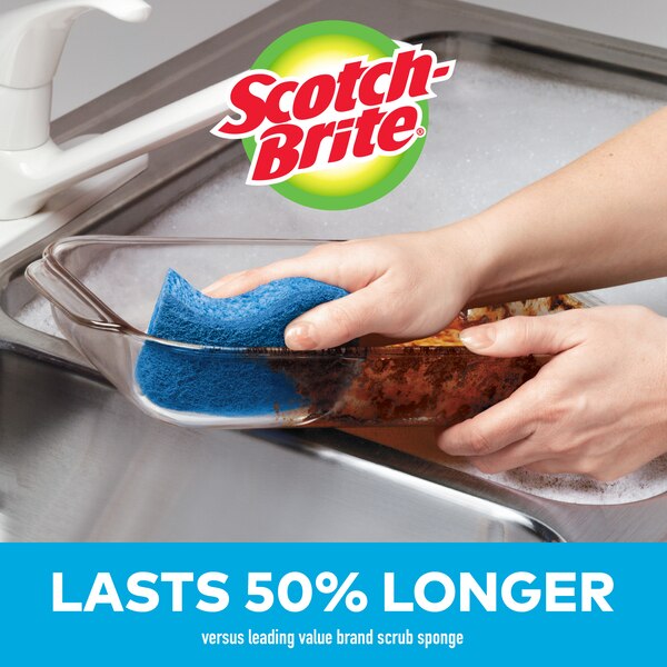 Scotch-Brite Non-Scratch Scrub Sponges, 9 CT