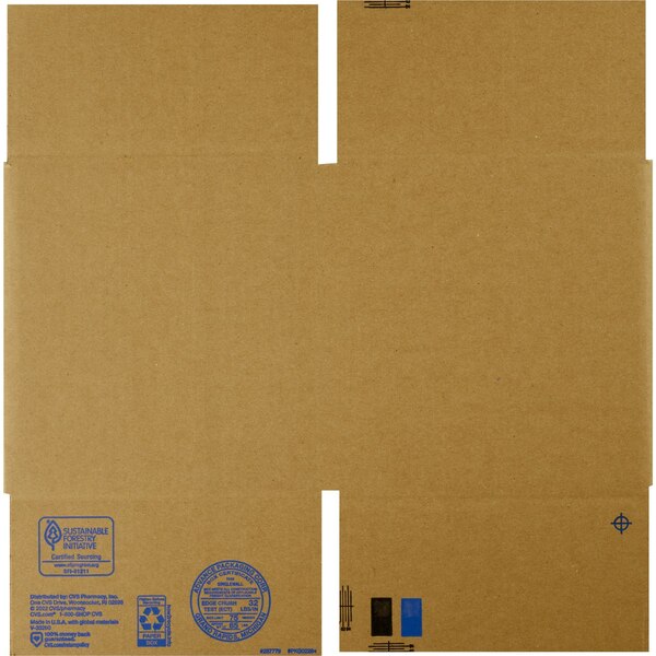 Caliber Mailing Moving & Storage Box, 8 In x 8 In x 8 In