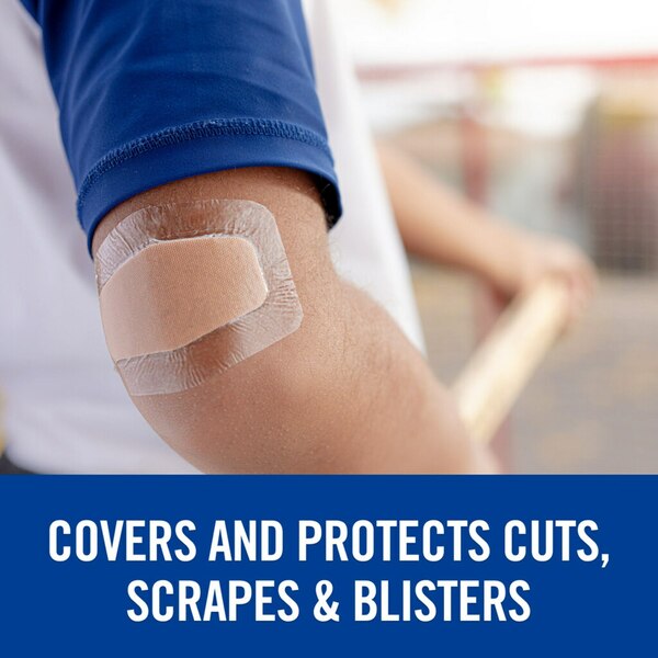 Nexcare Clear Waterproof Bandages, Assorted Sizes, 50 CT