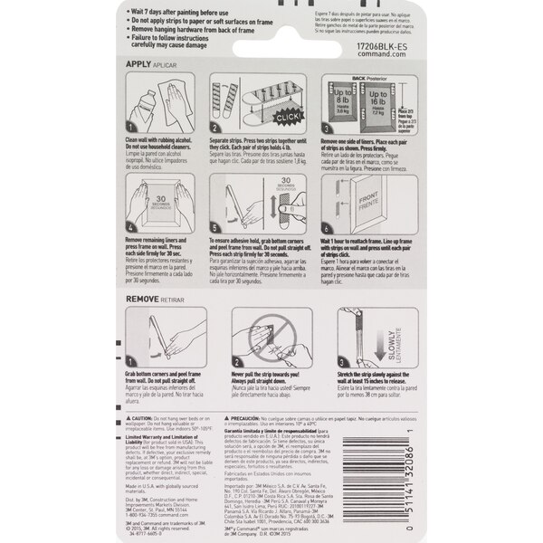 Command Damage-Free Hanging Picture Hanging Strips