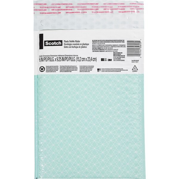 Scotch Decorative Plastic Bubble Mailer