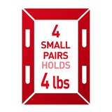 Command 4lb + 10lb White Picture Hanging Strips Value Pack, 12 Pairs, thumbnail image