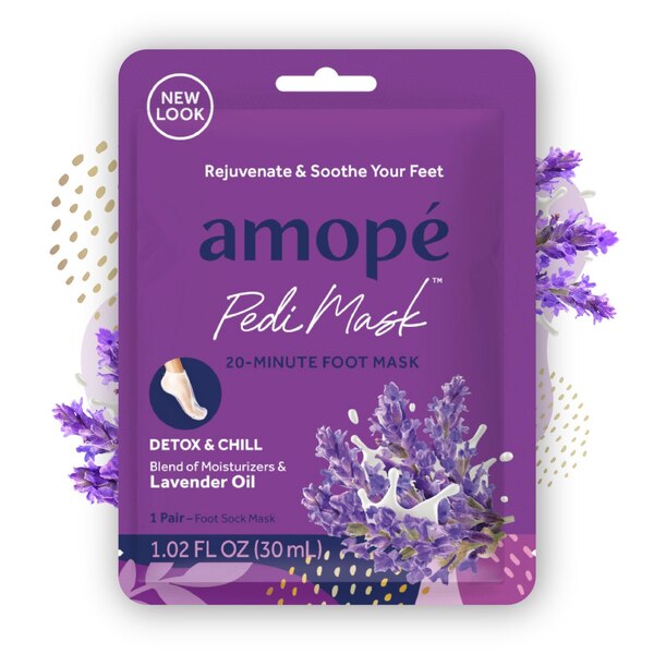 Amope Pedimask 20-Minute Foot Mask, 1 CT